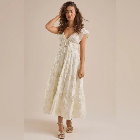 Altar'd State | Dresses | Altard State Cream Maxi Dress | Poshmark